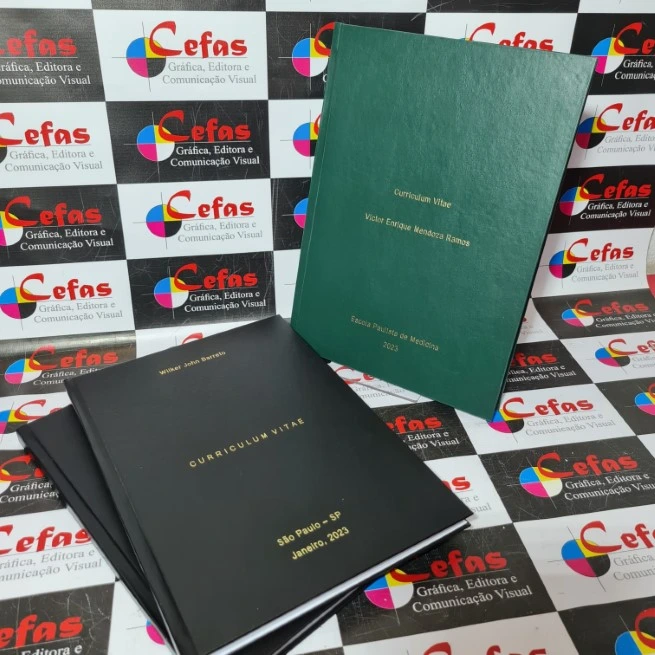 Imagem de Encadernação Com Capa Dura (Várias Cores) de Curriculum Vitae